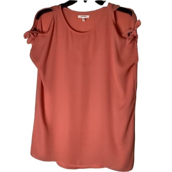 Maurice’s Orange Cold Shoulder Top - Picture 1 of 6